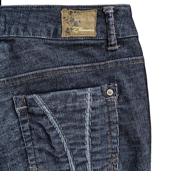Z. Cavaricci womens 8 Blue/Black Corduroy Pants Size 6, M418-7613 - Picture 4 of 6